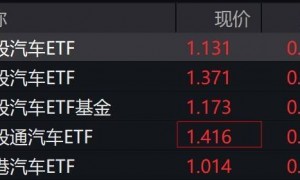 港股汽车概念股走强，相关ETF涨约2%